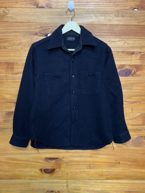 Other Designers Sugar Cane - Vintage Wool Workers Button Up Shirt