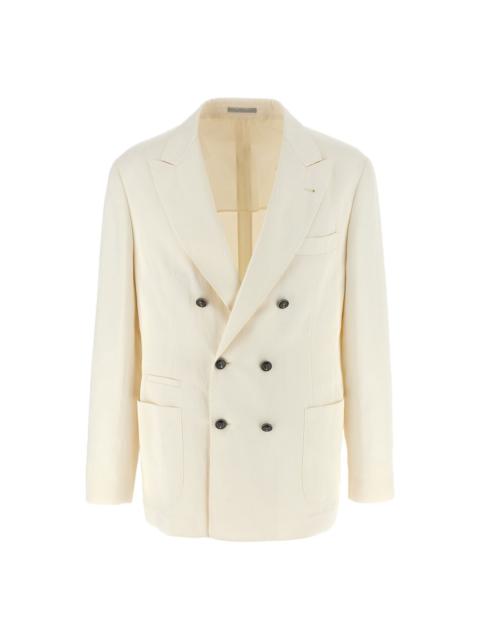 double-breasted blazer
