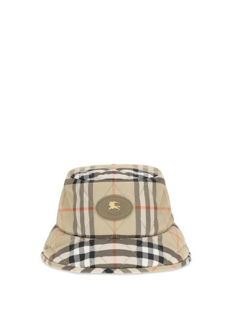 Burberry Burberry Horseshoe Quilted Bucket Hat