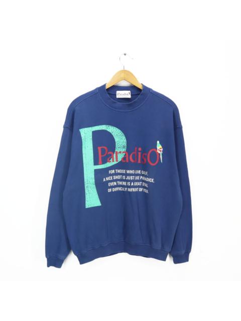 Other Designers Vintage - PARADISO Golf Sweater Crewneck Pullover Jumper