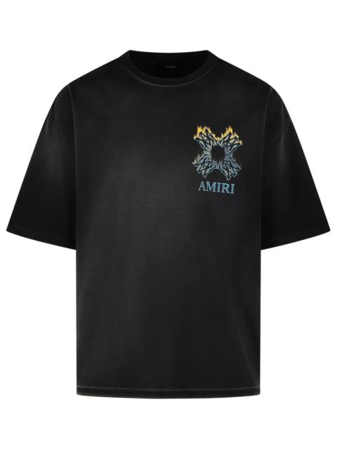 AMIRI Amiri 'Quad Ma' Black Cotton T-Shirt Men