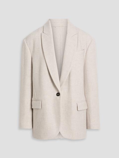 Brunello Cucinelli Cashmere and cotton-blend blazer