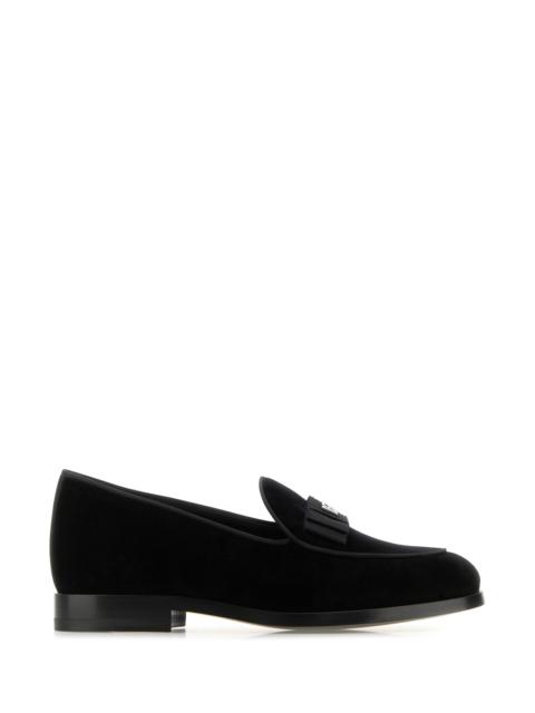 Dolce & Gabbana Black belt Vivaldi loafers