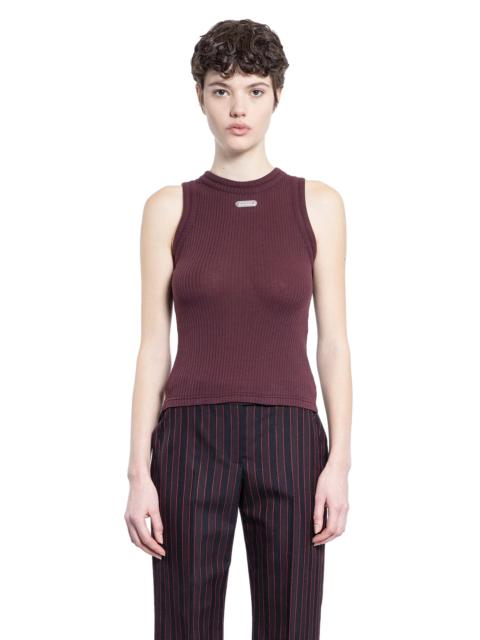 Alexander McQueen Cotton-Rib-Mcqueen-Top
