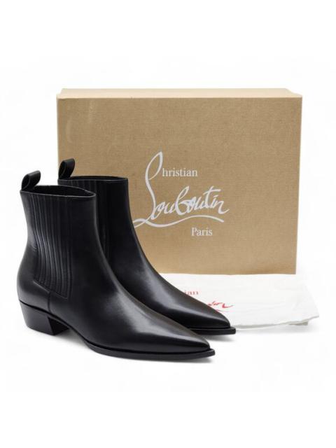 Christian Louboutin Cheliviss Low Boots - Calf Leather - Black - 38.5 8US $1545