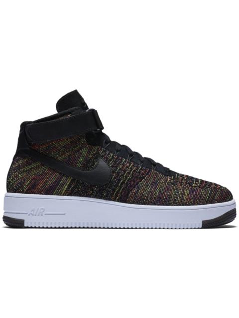 Nike Air Force 1 Mid Flyknit Multi-Color Black