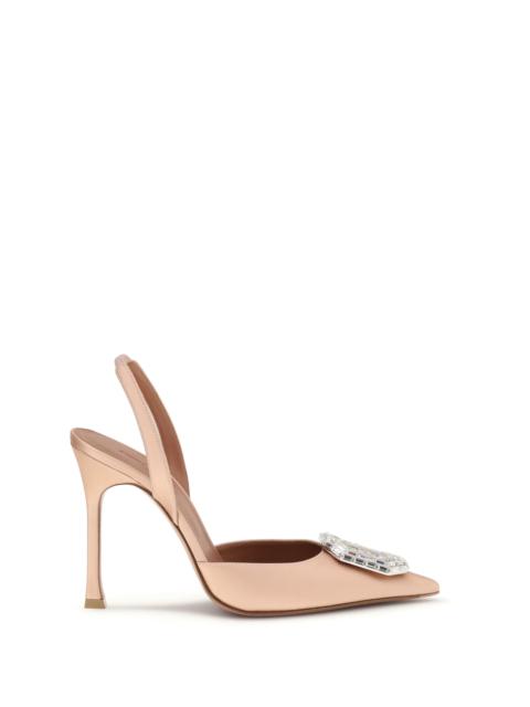 Amina Muaddi Amina Muaddi Women Camelia Leather Pumps