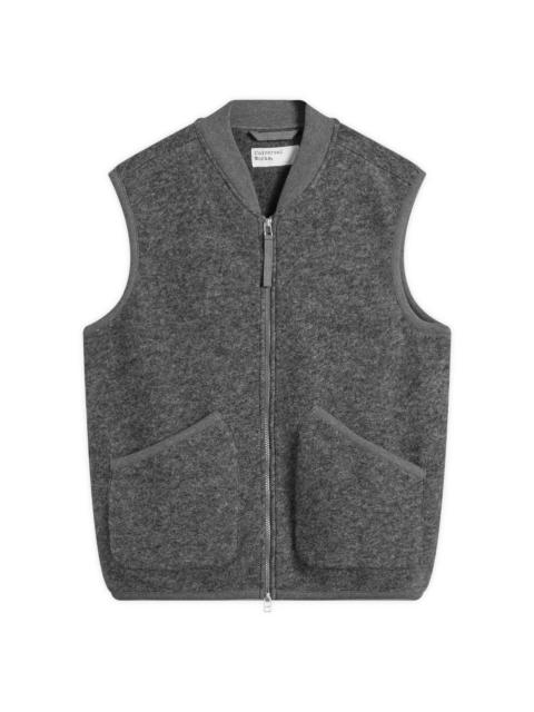 Universal Works Universal Works Wool Fleece Zip Waistcoat - Presented by END.