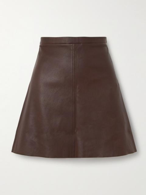STOULS Lucie Leather Mini Skirt