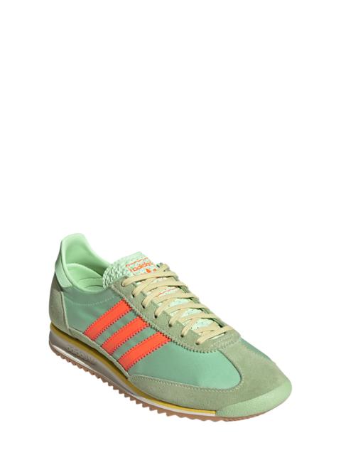 adidas adidas SL 72 Sneaker in Green Spark/Orange/Off White at Nordstrom