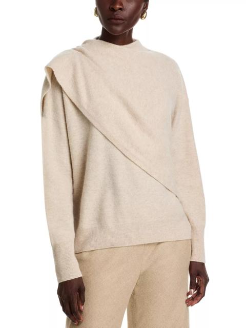 Vince Wool & Cashmere Draped Sweater