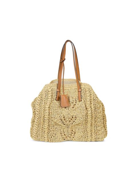 Other Designers Ermanno Scervino Rafia Tote Bag