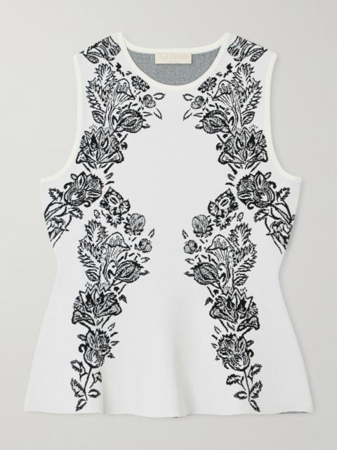 ULLA JOHNSON Vanna Jacquard-knit Tank