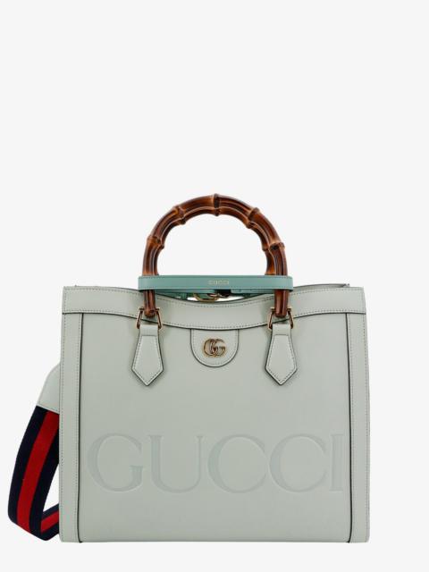 Gucci Woman Diana Woman Green Handbags