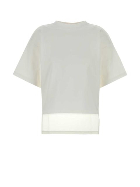 Alaïa Alaia Women White Cotton Blend T-Shirt