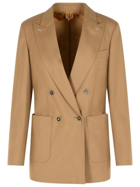 Max Mara Max Mara Brown Cashmere Blazer Women