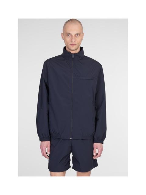 Casual Jacket In Blue Polyester
