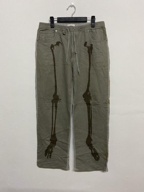 Japanese Brand - Japan Brand Queench Hybrid Skeleton Printed Pant
