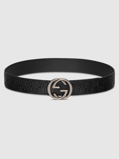 GUCCI Reversible belt with Interlocking G buckle