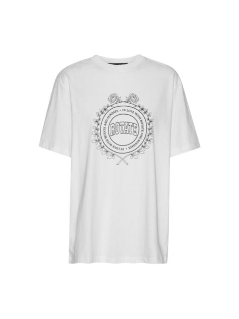 ROTATE logo print T-shirt