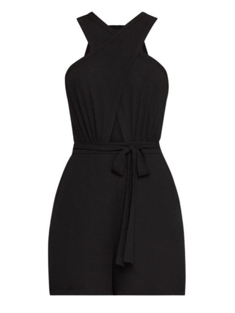 Other Designers Wide-Leg Halter Romper