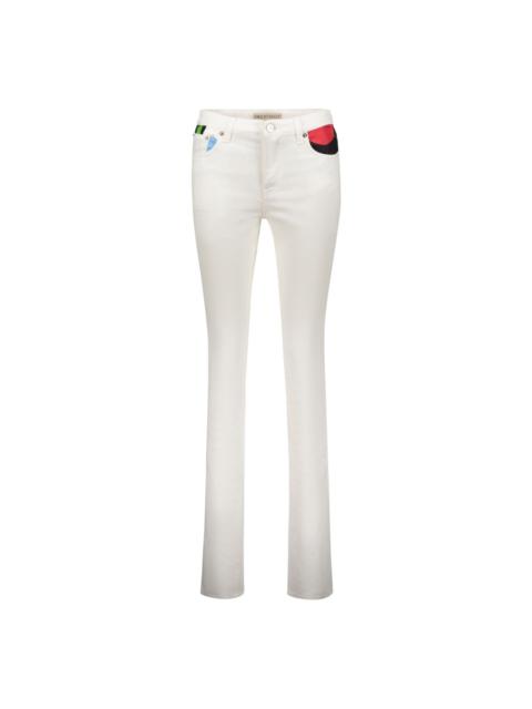 printed-panels jeans