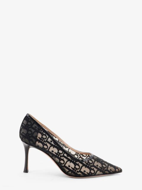 Dior Dior Women Adiorable Pump With Black Dior Oblique Emboidery