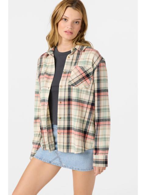 O'Neill Logan Flannel Long Sleeve Top