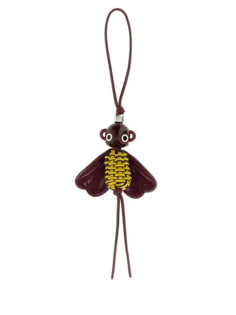Loewe Loewe Women Multicolor Leather And Acetate Blombee Charm