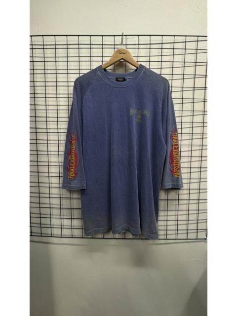 Other Designers Vintage 90's harley davidson 3 quarter flames t shirt