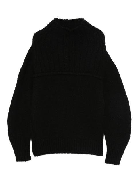 Dries Van Noten funnel-neck ribbed sweater