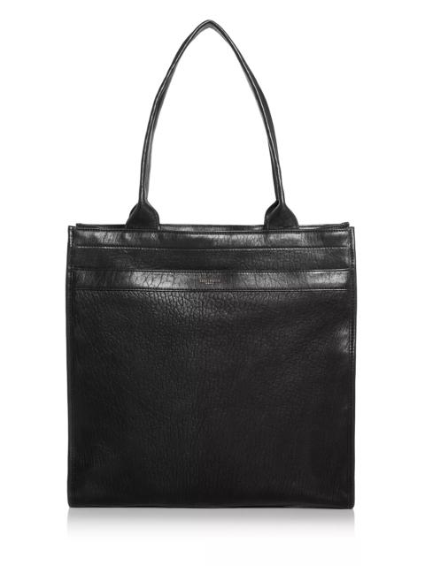 SAINT LAURENT Cabas Leather Tote
