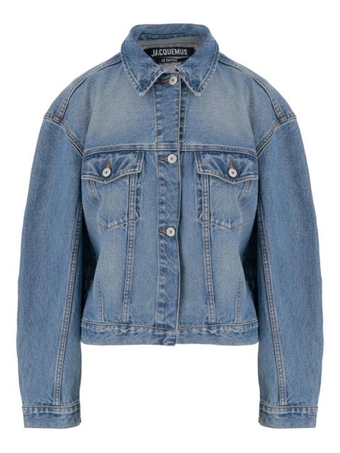 JACQUEMUS DE-NIMES DENIM JACKET WITH BELT