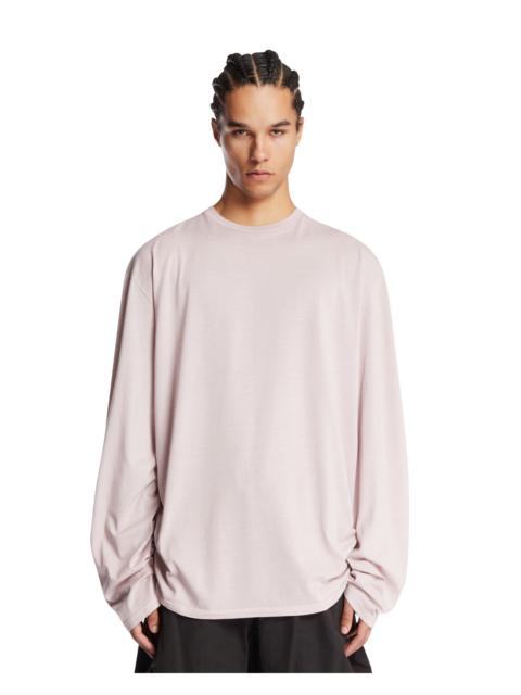 RIER Pink Wool Long-Sleeve T-Shirt