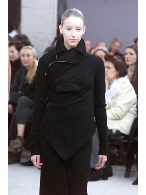 Comme Des Garçons RUNWAY FW2002 spiral coat
