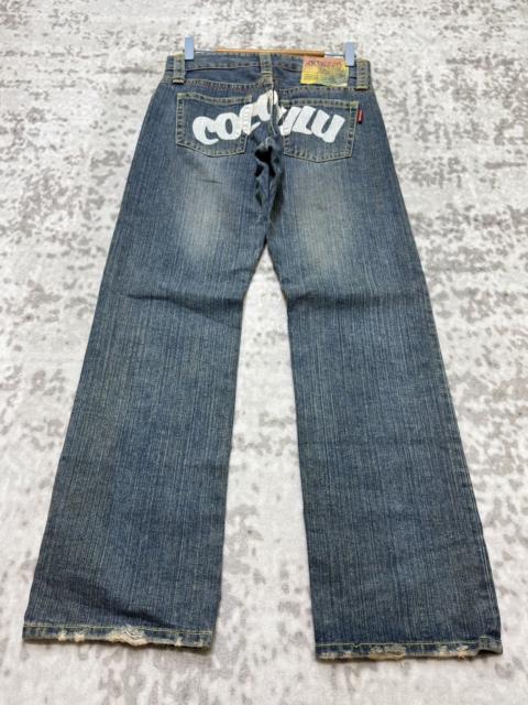 Hysteric Glamour Cocolulu Straight Leg Y2K Distressed Logo Back Pocket Jeans