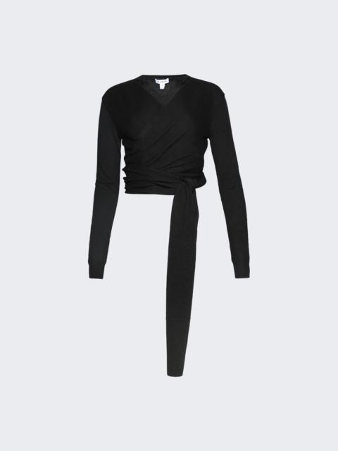Alaïa Wrap Top Noir