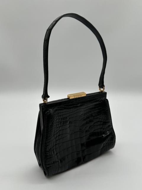 GUCCI Alligator Hand Bag