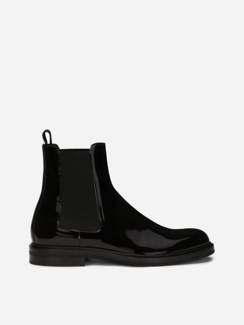 Calfskin ankle boots