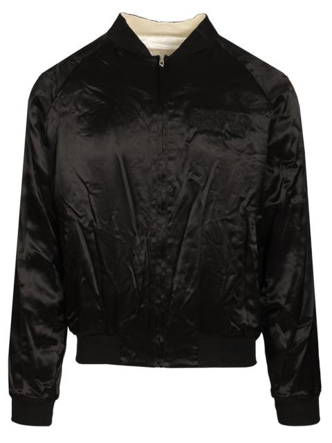 Diesel Diesel Men Reversible Satin Bomber Jacket