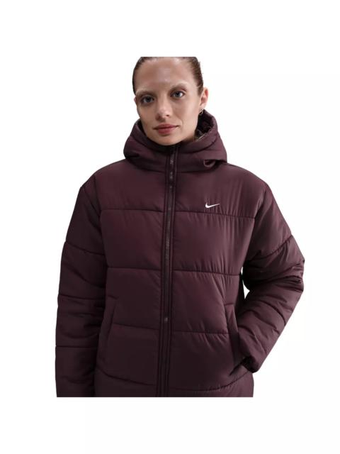 Nike Women's Sportswear Classic Therma-FIT Loose Hooded Parka - Burgundy