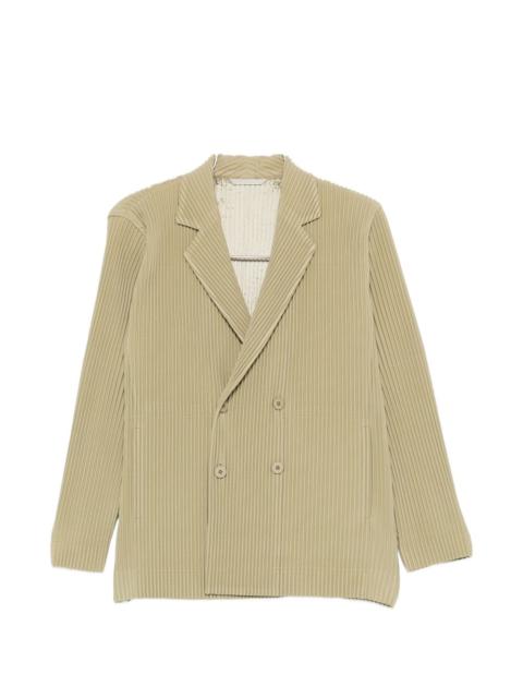 ISSEY MIYAKE Homme Plisse' Issey Miyake Men Pleated Single-Breasted Jacket