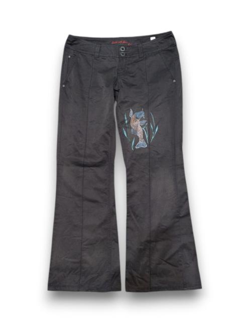 Hysteric Glamour Hysteric Glamour Bootcut Jeans Fish Pattern Black LGB Men