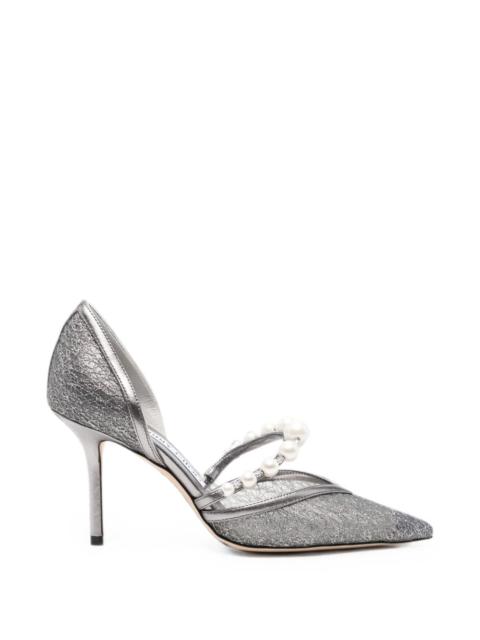 JIMMY CHOO Jimmy Choo Women Aurelie Glittered Pumps