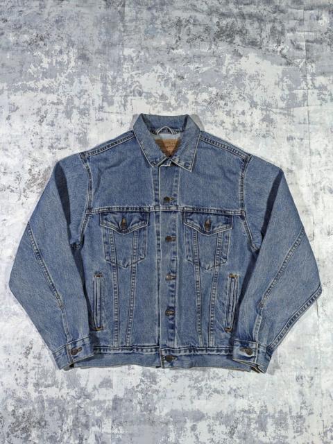 Levi's 1996 levis baggy denim jean trucker jacket 527 made in usa