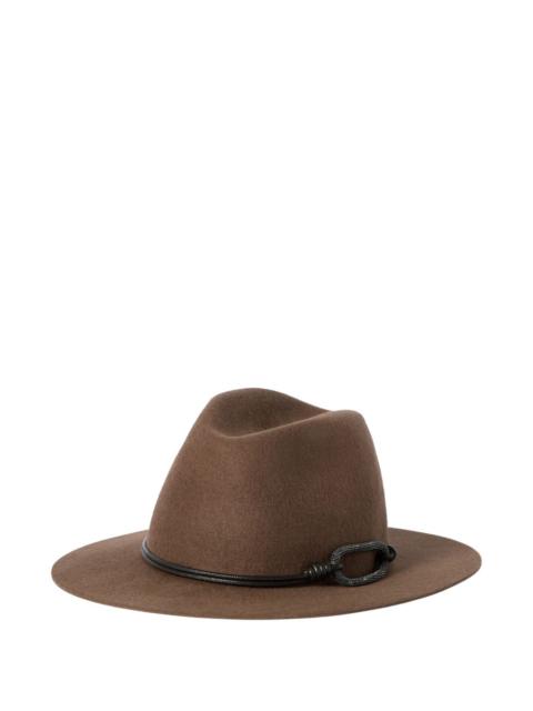 Brunello Cucinelli Brunello Cucinelli Women Felt Fedora Hat