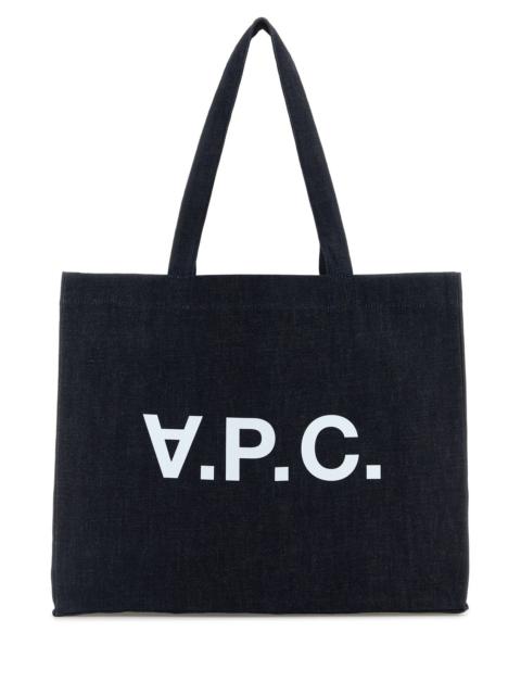 A.P.C. Denim Daniela shopping bag