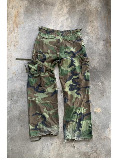 Other Designers Military - Vintage Distressed US Army Camo Bondage 3D pocket Cargo Pant