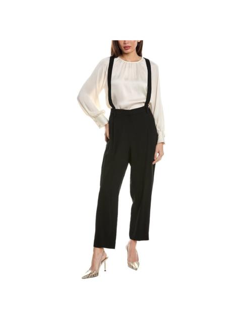 Brunello Cucinelli Brunello Cucinelli Black Tailored Trousers With Suspenders