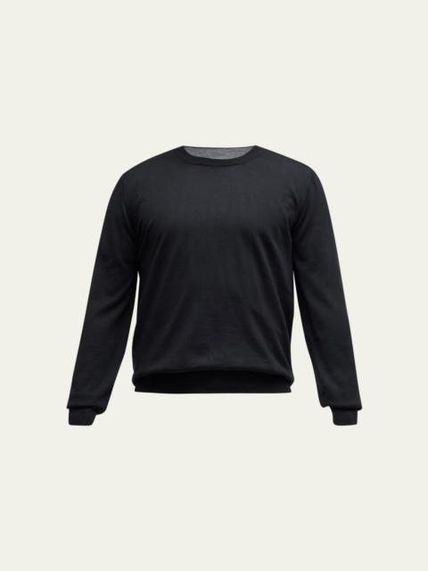 Men's Wool-Cashmere Crew Sweater